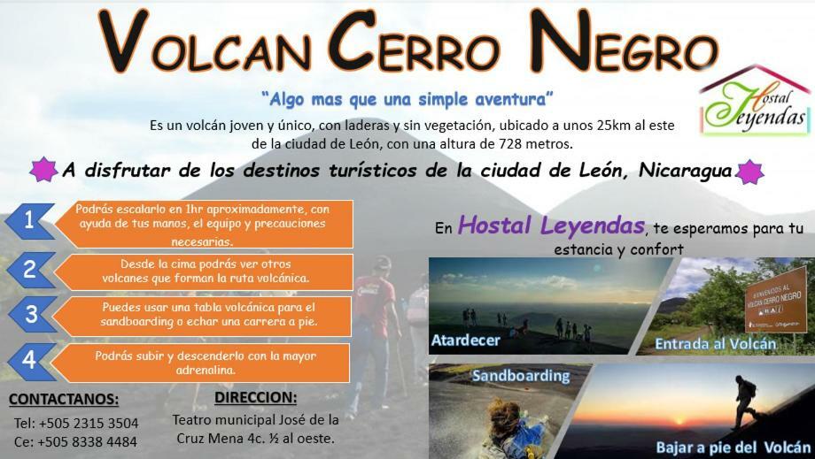 Hostal Leyendas Leon Ngoại thất bức ảnh